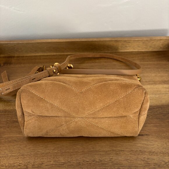 Rebecca Minkoff Tan Crossbody Bag with Gold Chain - Picture 7 of 15